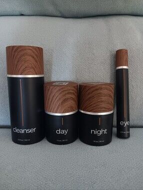 NIB Craig Connors Skincare Kit 4pc Set Unisex Cleanser, Day, Night & Eye